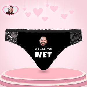 Custom Face Women's Tanga Thong I Love Your Cock